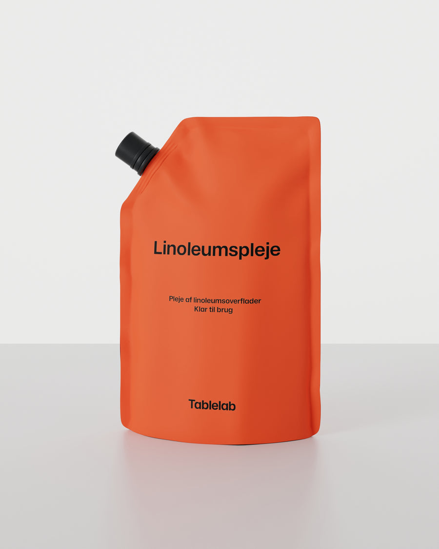 Tablelab aps Spoutbag Vedligehold Linoleumspleje