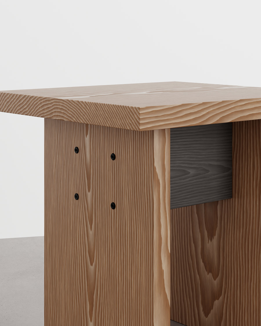 SILHOUETTE - Skammel massiv Douglasgran